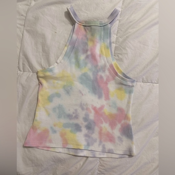 Chelsea and Violet tie-dye cropped tank top,sz medium - Picture 2 of 3